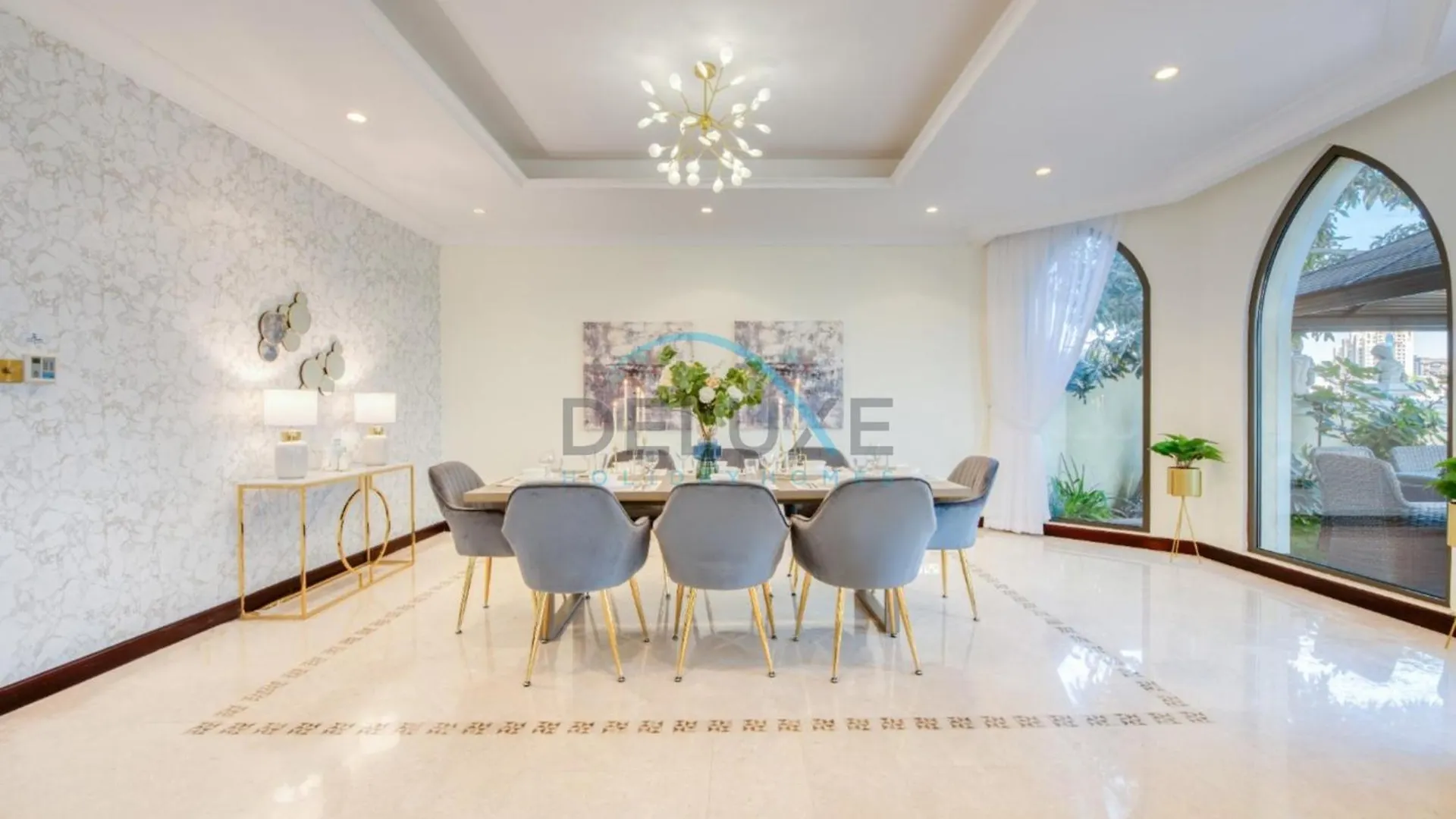 דירה דובאי Prestigious 5Br Villa With Assistant Room And Private Pool In Frond O Palm Jumeirah By Deluxe Holiday Homes